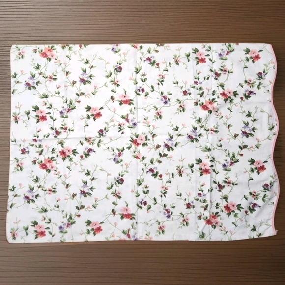 VTG Laura Ashley Polyanthus Primrose Full Flat Sheet And 2 Pillowcases - Picture 3 of 10